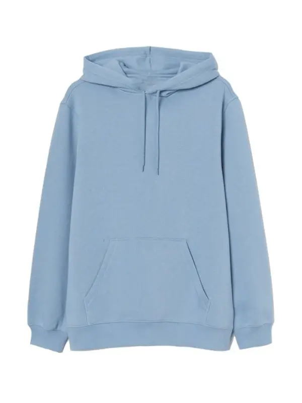 Aqua Blue Pullover Unisex Hoodie